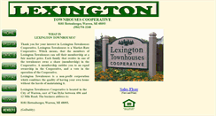 Desktop Screenshot of lexingtontownhouses.com